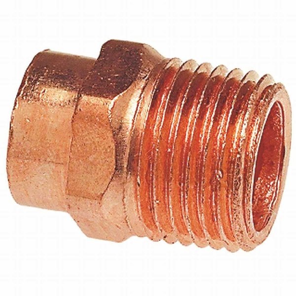 Nibco 1/2 in. Copper CXM Adapter 25-Jar MPP604HD12